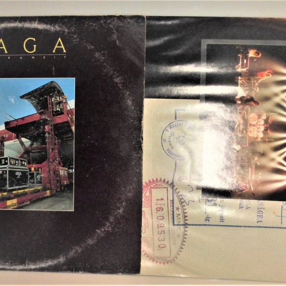 1982 Saga IN TRANSIT Record LP Vinyl Record Maze Records #ML8006 Music LP Record - Picture 4 of 5